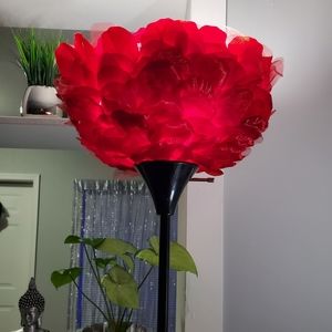 Red rose petal hand made floor lsmp